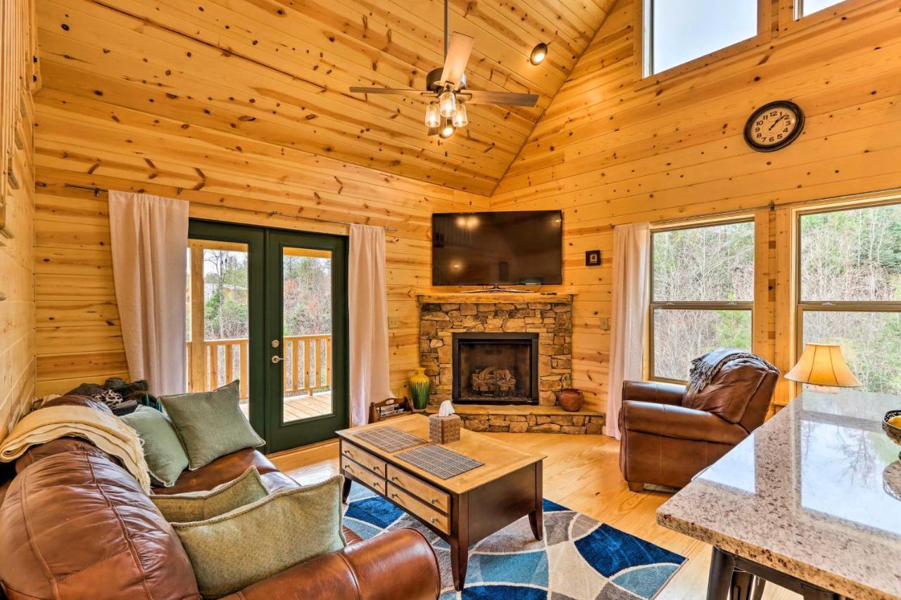Cozy Mtn Cabin Spacious Deck And Forest Views! Murphy Eksteriør billede