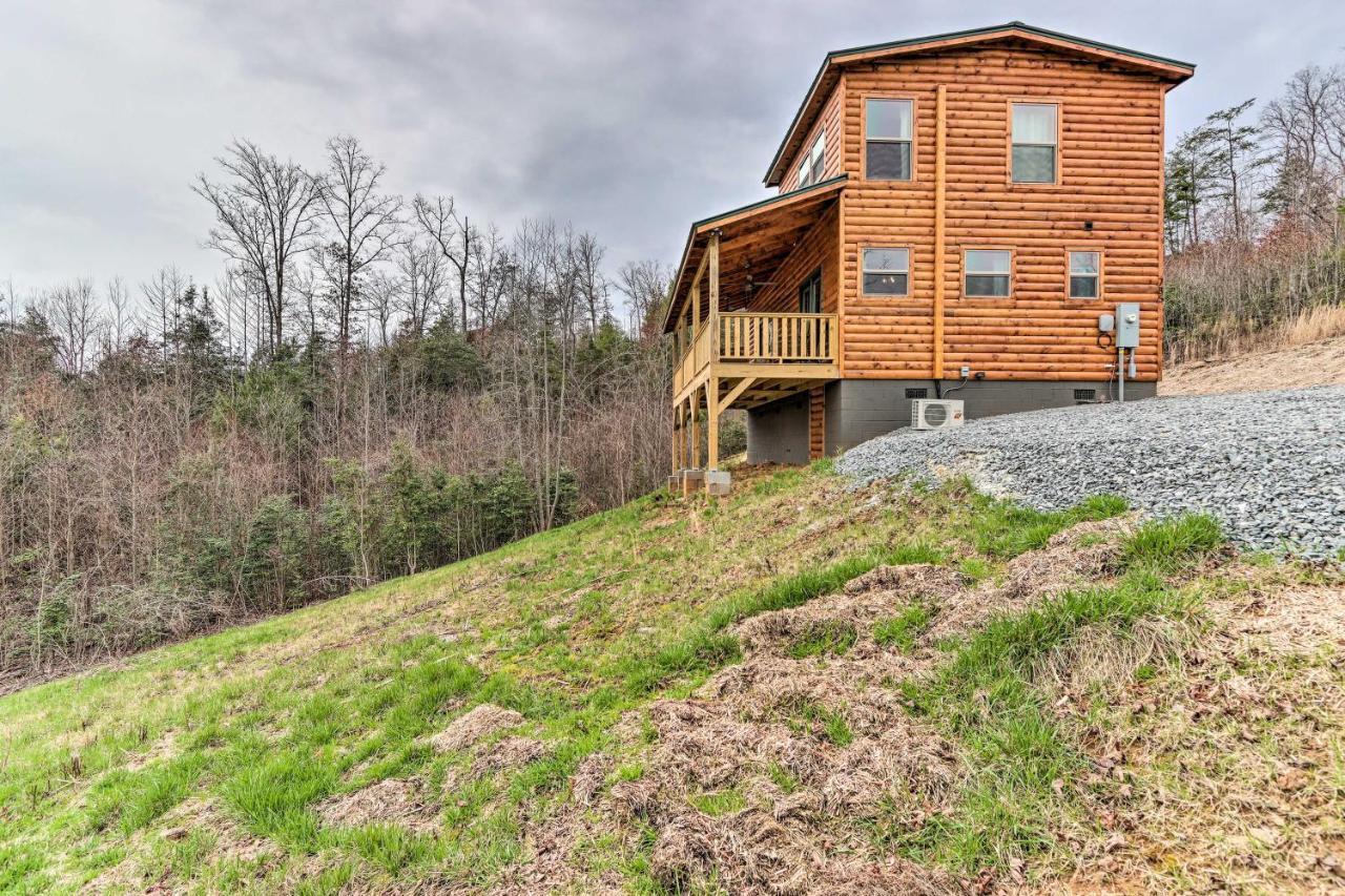 Cozy Mtn Cabin Spacious Deck And Forest Views! Murphy Eksteriør billede